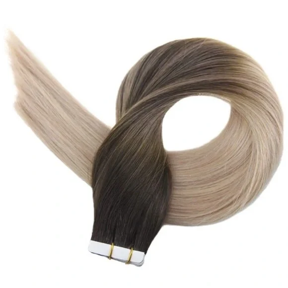 ✨ 2 20” #2 Brown-#18 to #60 BALAYAGE HUMAN TAPEINS
